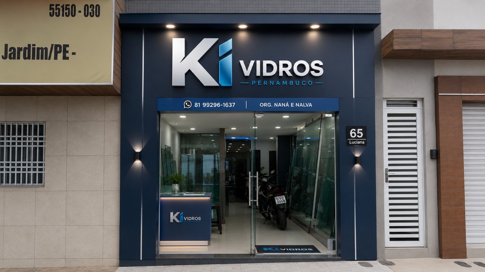 Fachada da Ki Vidros Pernambuco em Belo Jardim